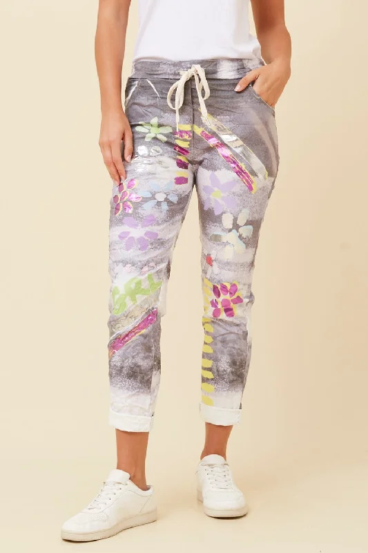 JANJA FLORAL JOGGER PANTS