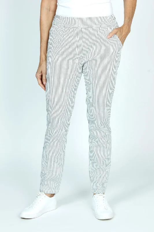 Organic Rags Stripe Ankle Pant