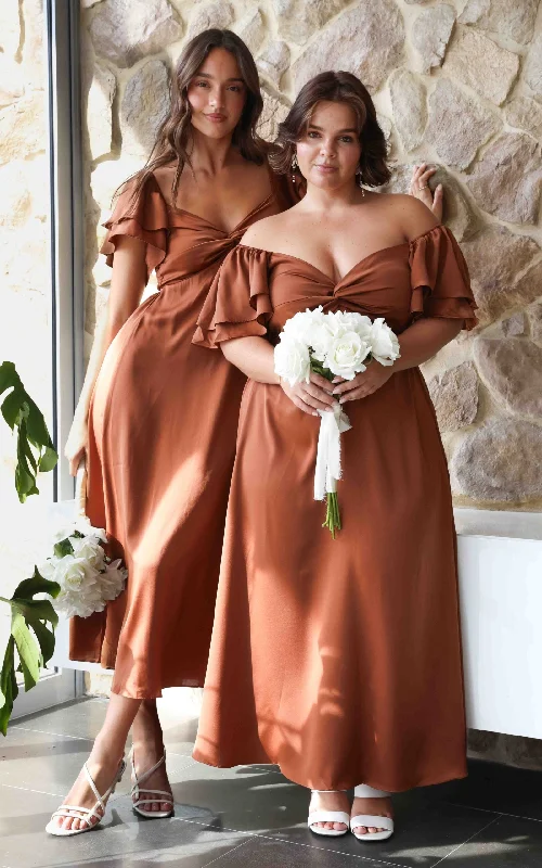 In The Sky Maxi Dress - Copper