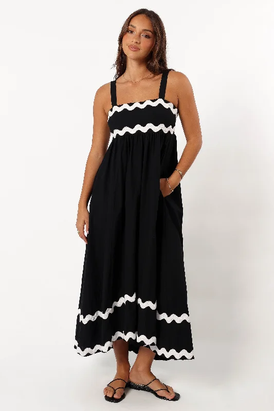 Reece Maxi Dress - Black