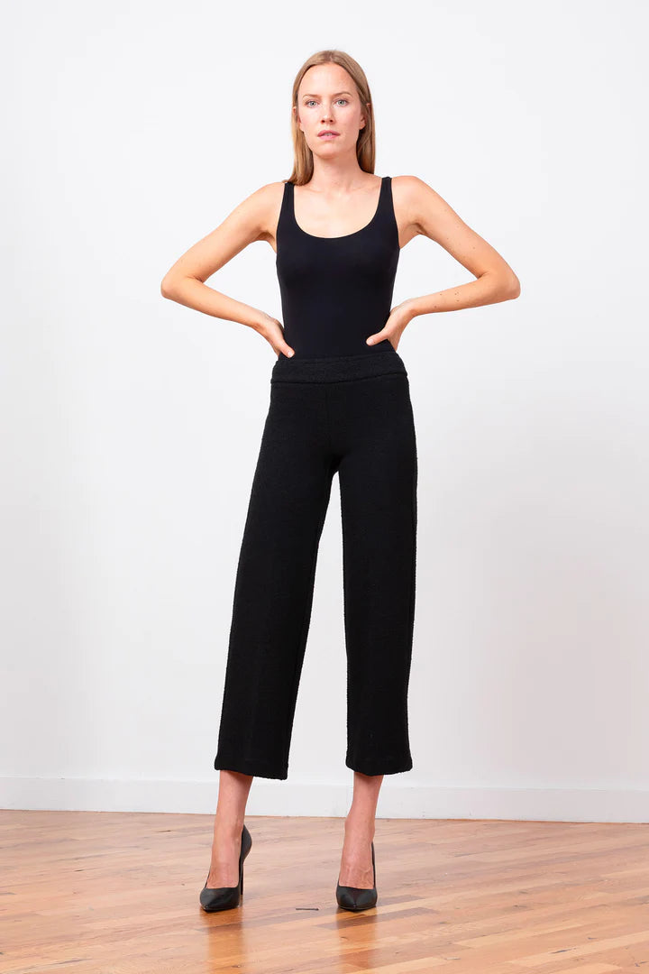 Alex Boucle Pant - Black