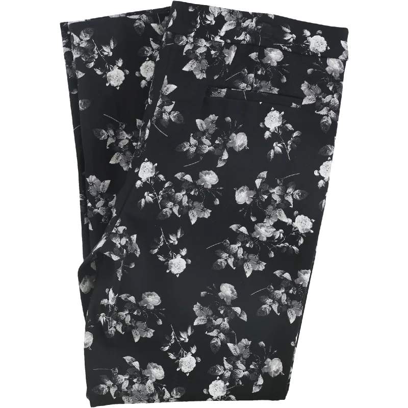 Alfani Womens Floral Casual Trouser Pants