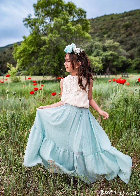 Annabel Skirt in Blue Smoke