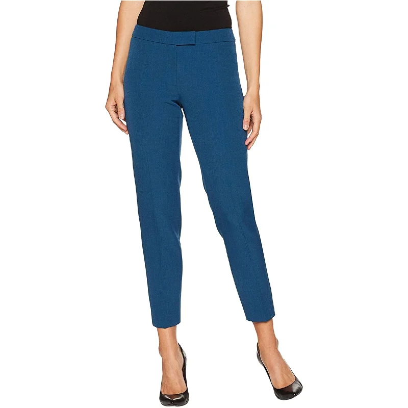 Anne Klein Womens Slim-Fit Casual Trouser Pants, Blue, 8