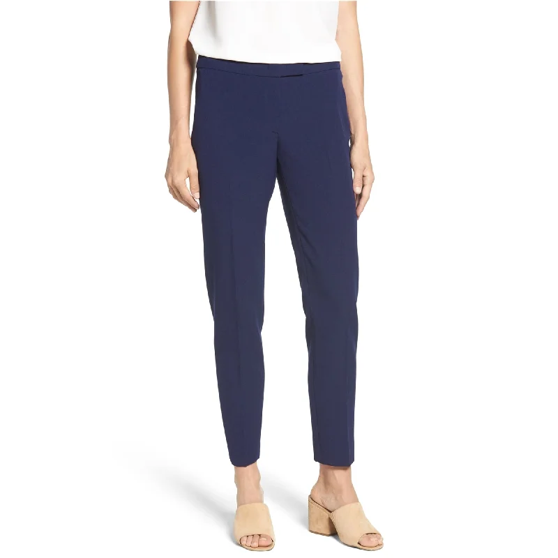 Anne Klein Womens Straight Leg Casual Trouser Pants, Blue, 12