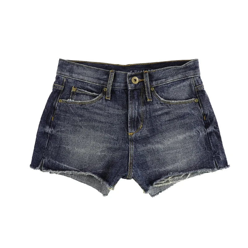 Articles Of Society Womens Distressed Casual Denim Shorts