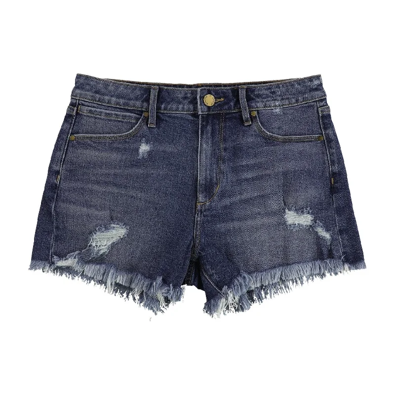 Articles of Society Womens Meredith Casual Denim Shorts, Blue, 28