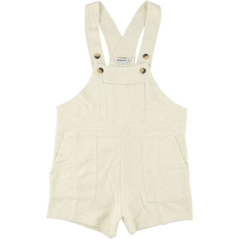 Elevenparis Womens Solid Shortalls