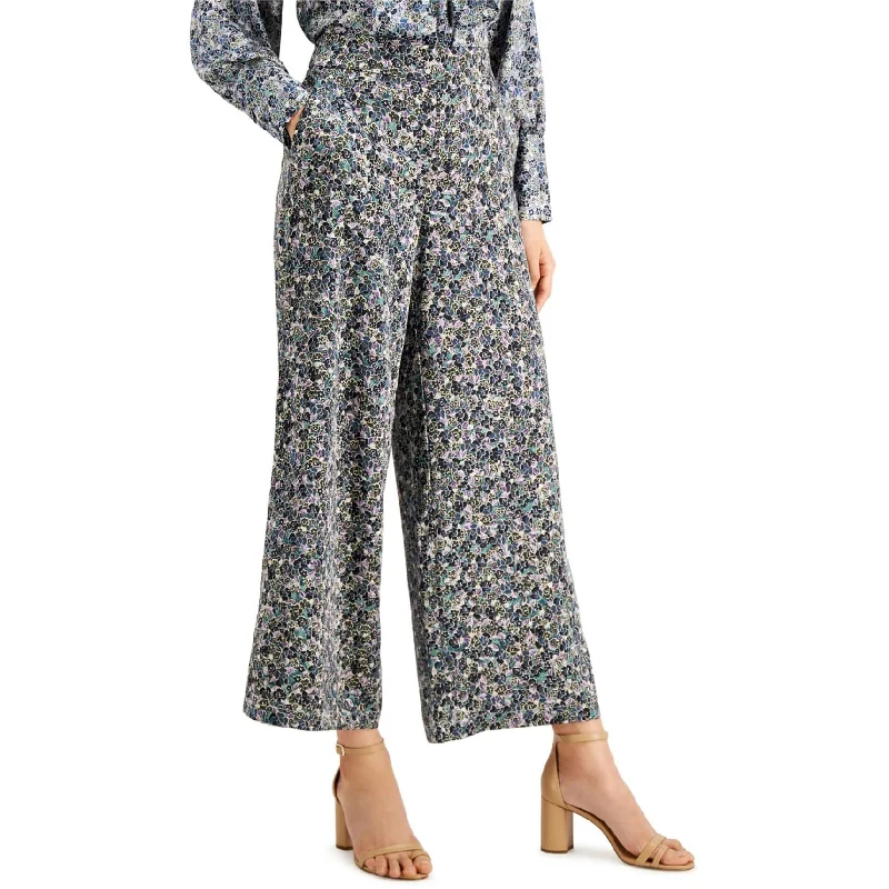 I-N-C Womens Floral Casual Trouser Pants