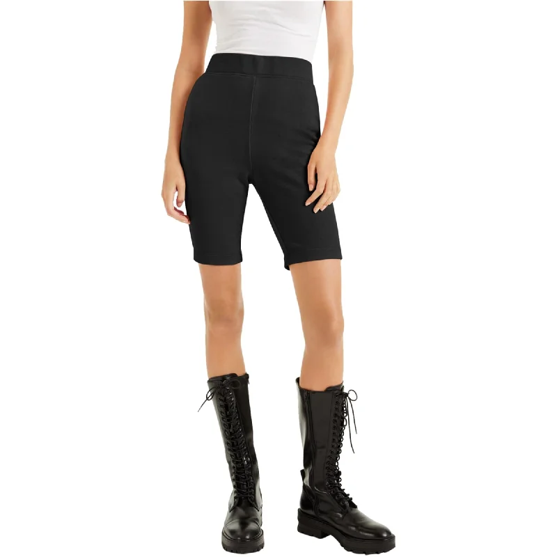 I-N-C Womens Solid Biker Casual Walking Shorts