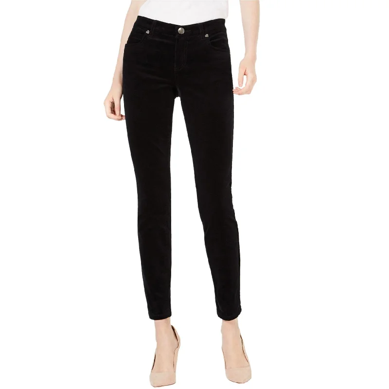 KUT from the Kloth Womens Catherine Casual Corduroy Pants, Black, 10