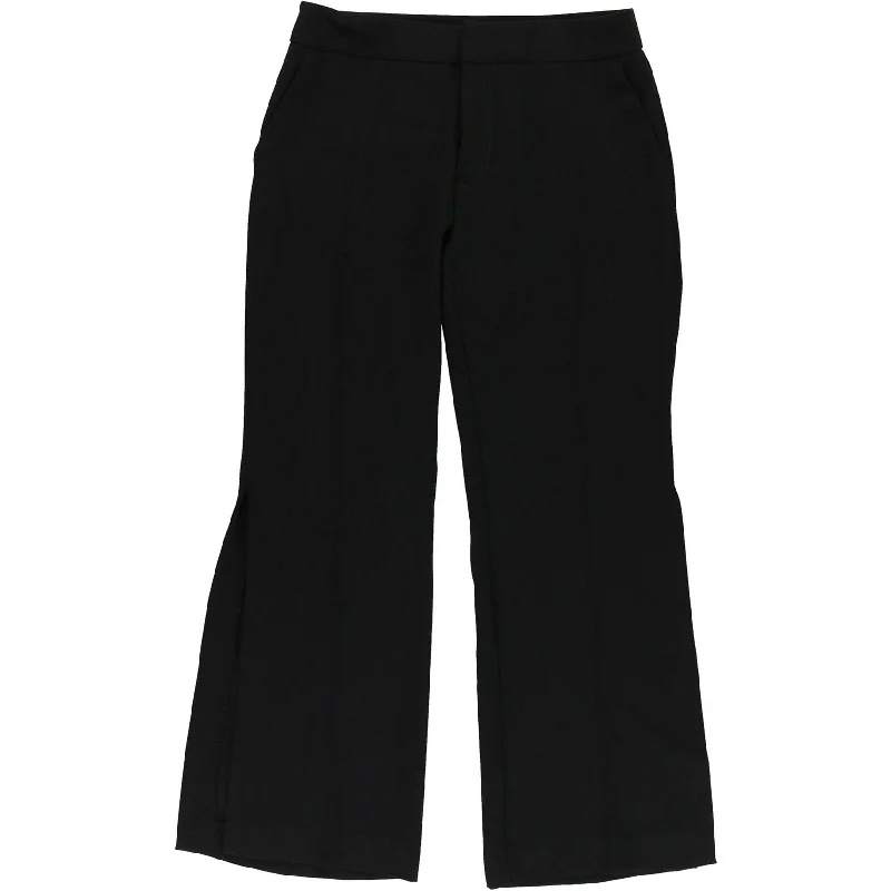 Rachel Roy Womens Split Front Casual Trouser Pants, Black, 23 Regular