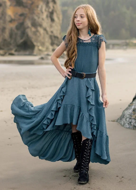 Sitara Skirt in Teal Smoke