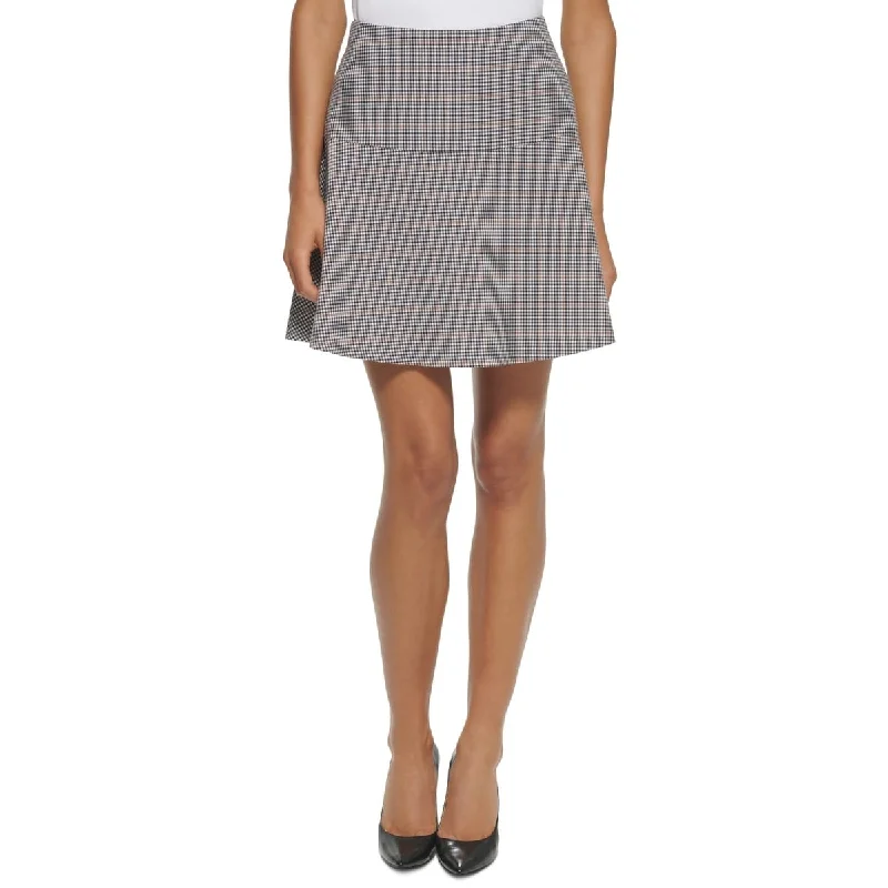 Tommy Hilfiger Women's Printed Skirt Black