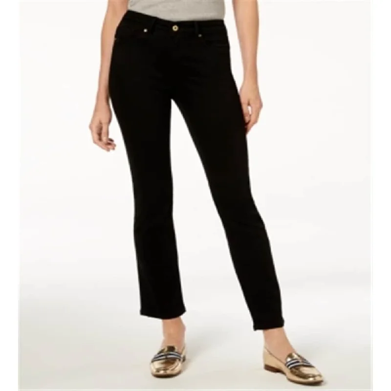 Tommy Hilfiger Women's Straight Leg Jeans Black Size 4