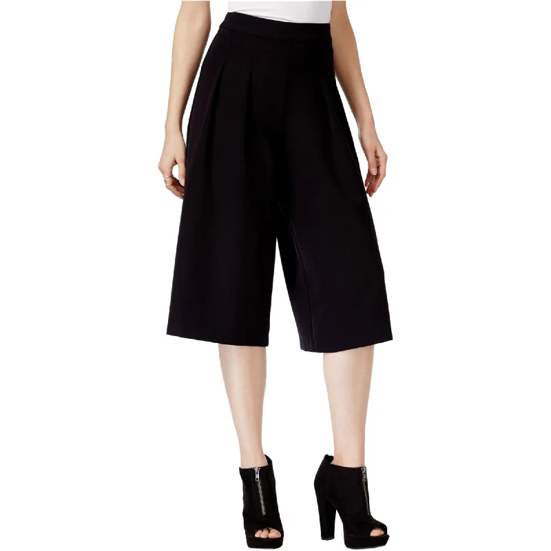 XOXO Womens Culotte Gaucho Pants, Black, 00