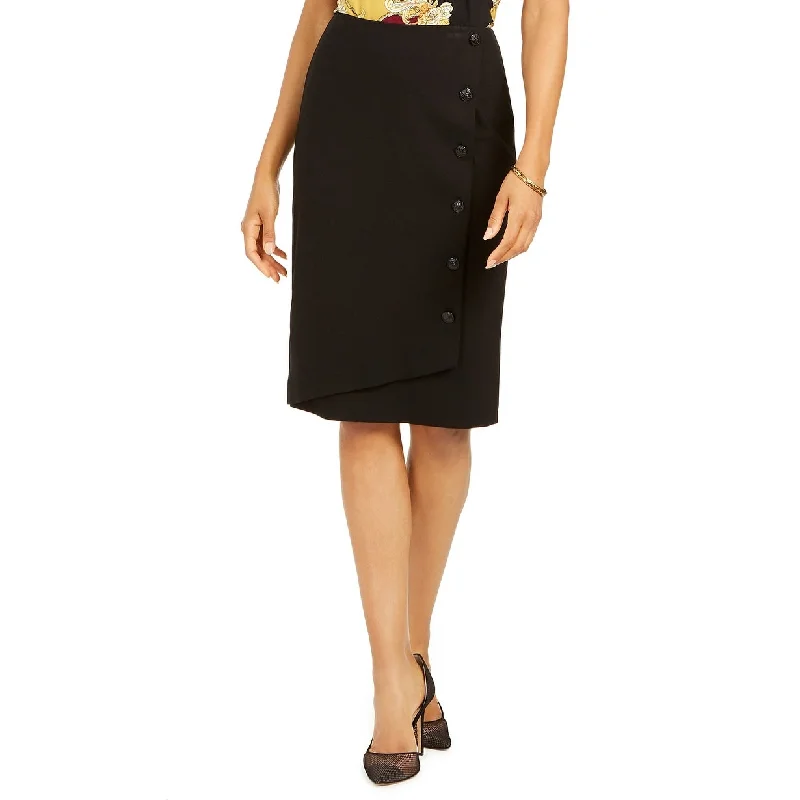 Kasper Women's Pencil Skirt Black Size 6